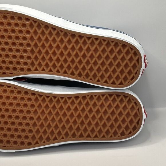 VANS MEN'S VANS AUTHENTIC SKATE SHOES (NAVY), 12 US MENS, 13.5 US WOMENS - Picture 13 of 16